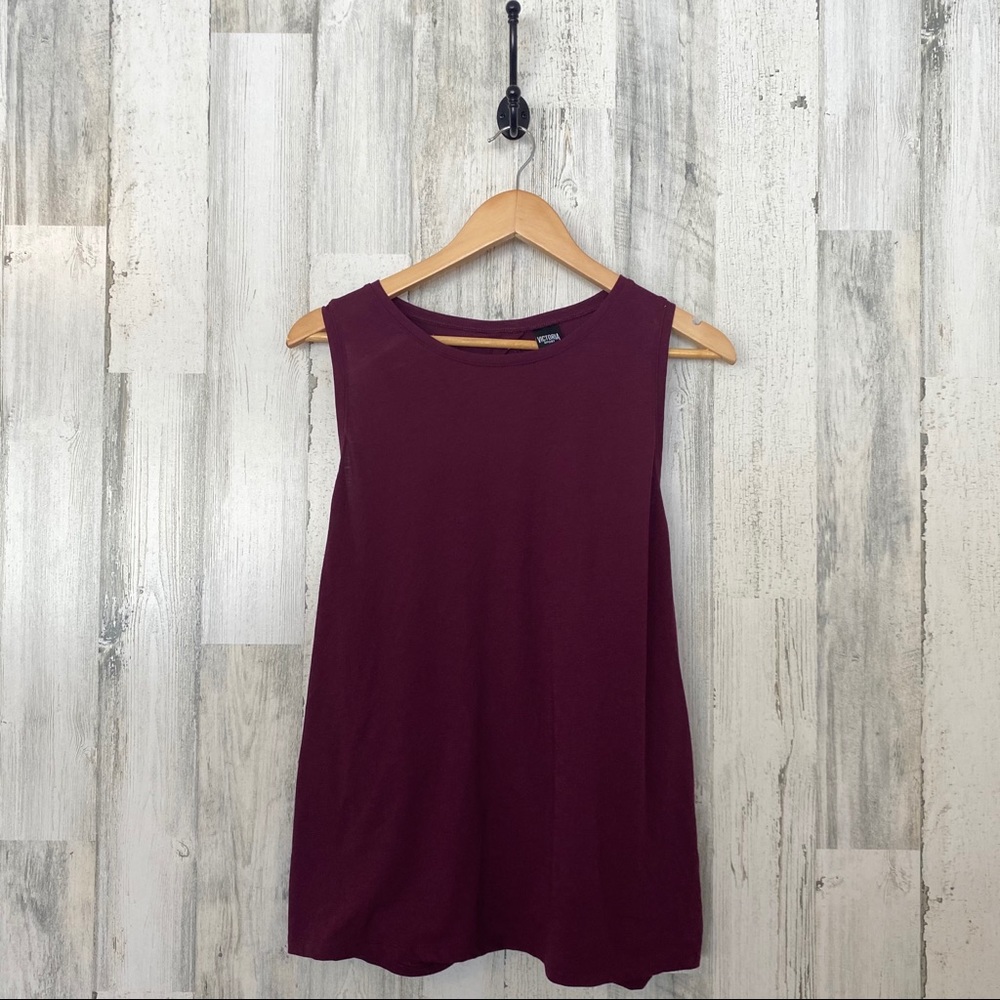 Victoria’s Secret XL Maroon Tie Back Tank Top